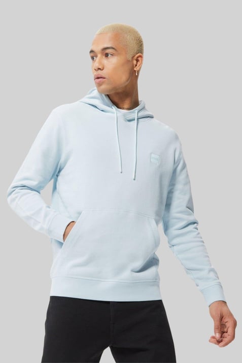 Boss Regular Fit Kapüşonlu Erkek Sweatshirt Lacivert 469