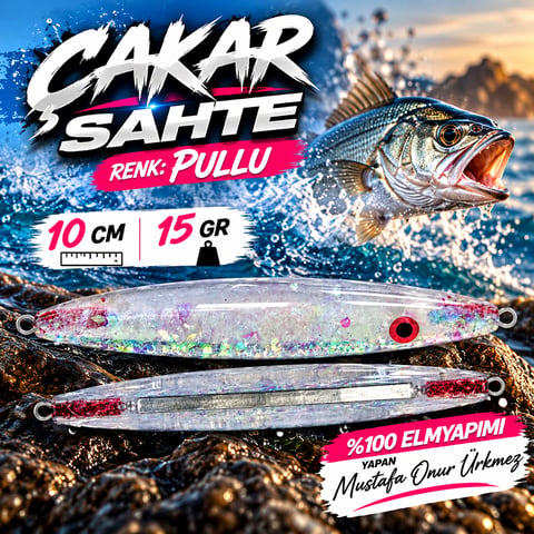 Su Üstü Yemlerisinde ÇAKAR SAHTEmarkalı Çakar Sahte 10 Cm 15 Gr ( % 100 El Yapımı)ürünü detaylı olarak  inceleyin.
