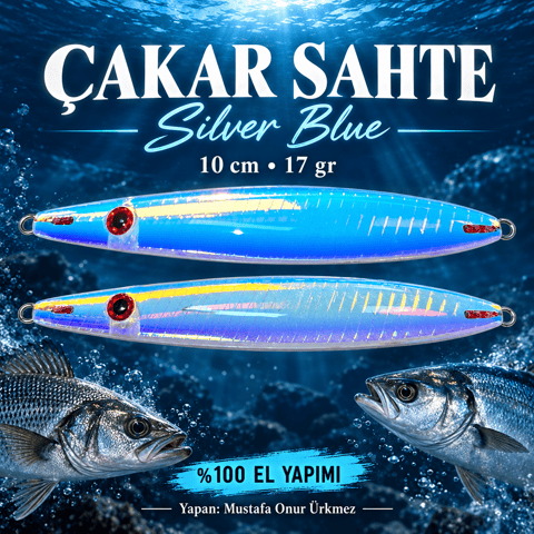 Çakar Sahte 10 Cm 17 Gr ( % 100 El Yapımı)