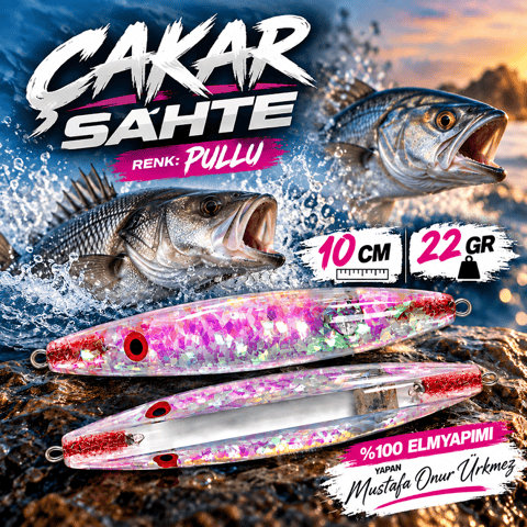 Su Üstü Yemlerisinde ÇAKAR SAHTEmarkalı Çakar Sahte 10 Cm 22 Gr ( % 100 El Yapımı)ürünü detaylı olarak  inceleyin.