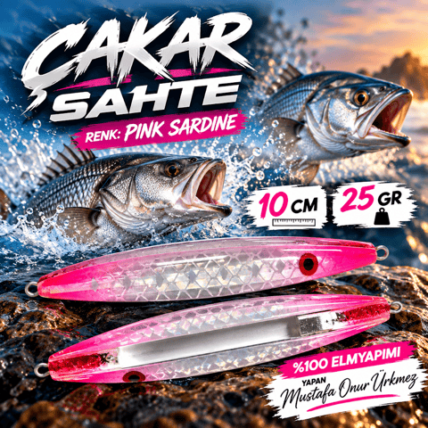 Su Üstü Yemlerisinde ÇAKAR SAHTEmarkalı Çakar Sahte 10 Cm 25 Gr PS ( % 100 El Yapımı)ürünü detaylı olarak  inceleyin.