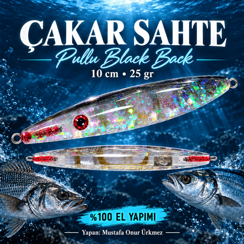 Çakar Sahte 10 Cm 25Gr ( % 100 El Yapımı)
