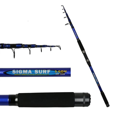 Surf Olta Kamışlarıisinde Eurofishmarkalı Eurofish Sigma Surf 100-200gr 390 Cm Surf Olta Kamışı ürünü detaylı olarak  inceleyin.