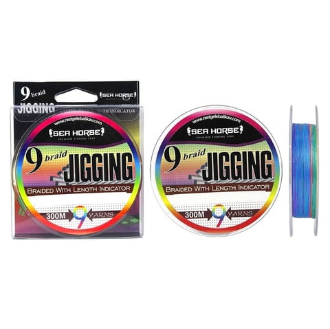 İp ve Örgü Misinalarinde Sea Horsemarkalı Sea Horse Jigging 9 Örgü 0,25 300 Mt Multicolor ip Misinaürünü detaylı inceleyin.