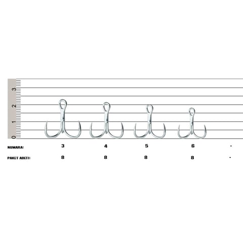 Çoklu İğnelerisinde Riyobimarkalı Riyobi Curve Point Treble Üçlü İğneürünü detaylı olarak  inceleyin.