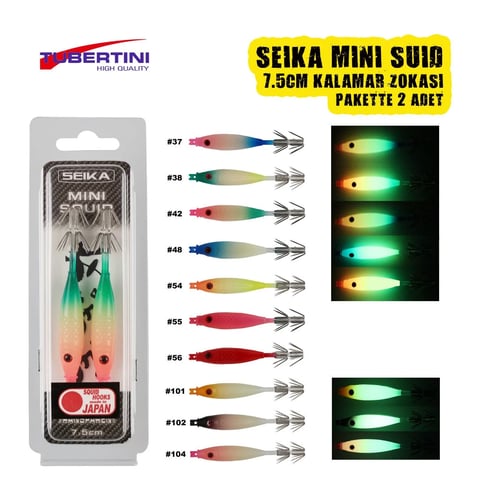 Kalamar Zokasıisinde Seikamarkalı Seika Mini Squid 7,5 Cm Silikon  Kalamar Zokasıürünü detaylı olarak  inceleyin.