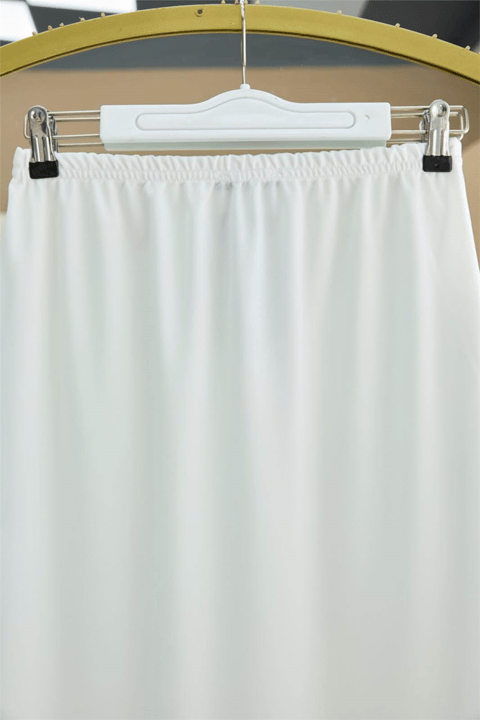 Araboy Jupon Astar Etek -Beyaz-Etek-253-13010-R02