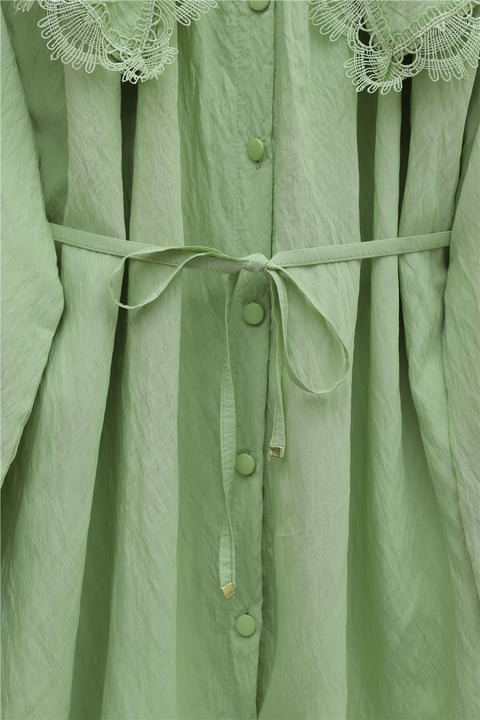 Bebe Yaka Fistolu Beli Bağcıklı Modal Tunik  -Çağla Y.-Tunik-398-11008-R70
