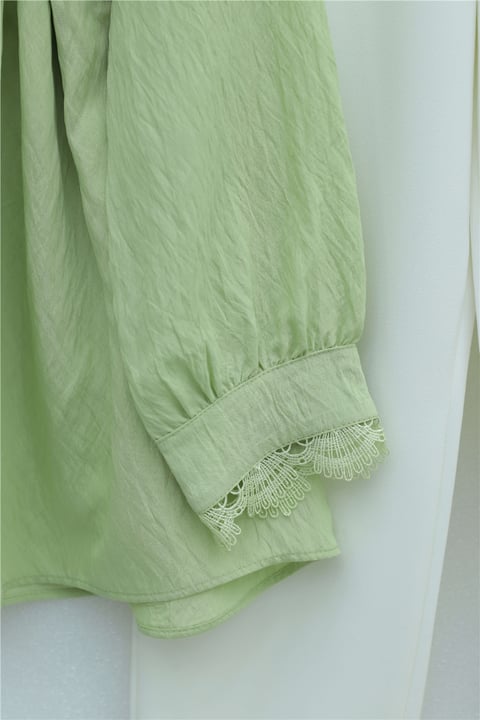 Bebe Yaka Fistolu Beli Bağcıklı Modal Tunik  -Çağla Y.-Tunik-398-11008-R70