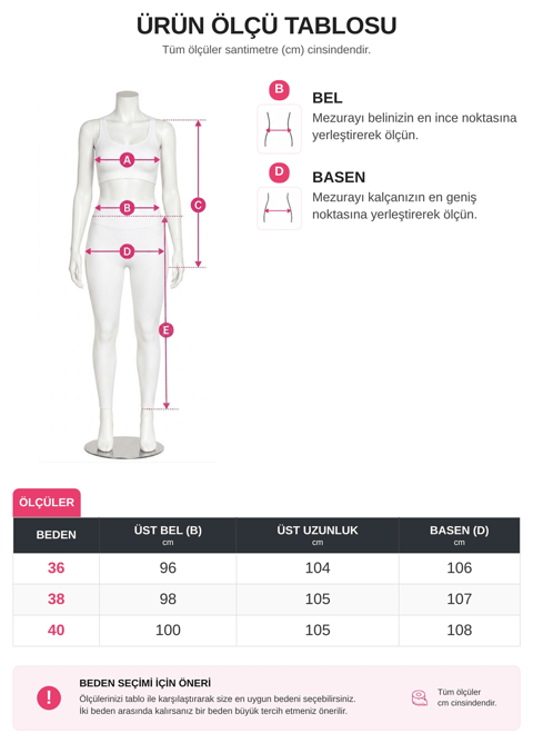 Beli Lastikli Bağcık Detaylı Cepli Bol Paça Tensel Pantolon -Çağla Y.-Pantolon-307-2382-R70