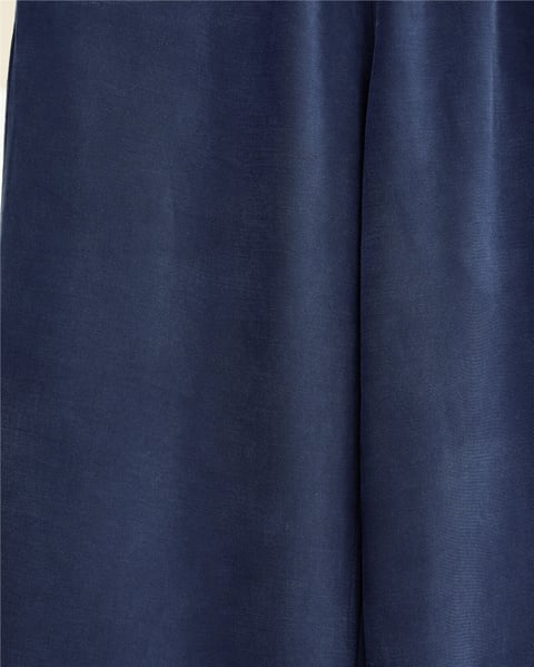 Beli Lastikli Bağcık Detaylı Cepli Bol Paça Tensel Pantolon -Laci-Pantolon-307-2382-R03