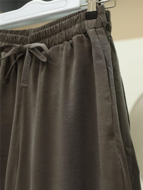 Beli Lastikli Bağcıklı Bol Paça Salaş Pantolon  -Kamuflaj-Pantolon-338-20646-R39