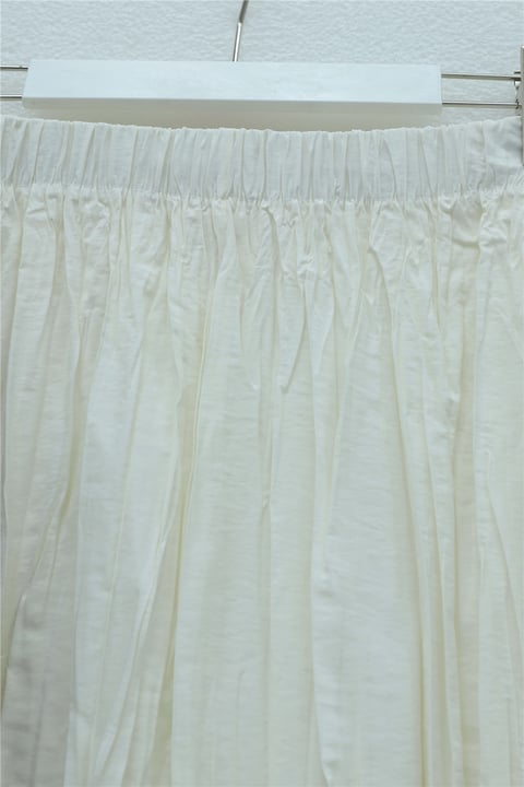 Beli Lastikli Kraş Etek  -Ekru-Etek-346-5004-R07