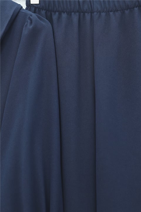 Çİft Düğmeli Cepli Beli Lastikli Pantolonlu İkili Krep Takım -Laci-Takım-386-6223-R03