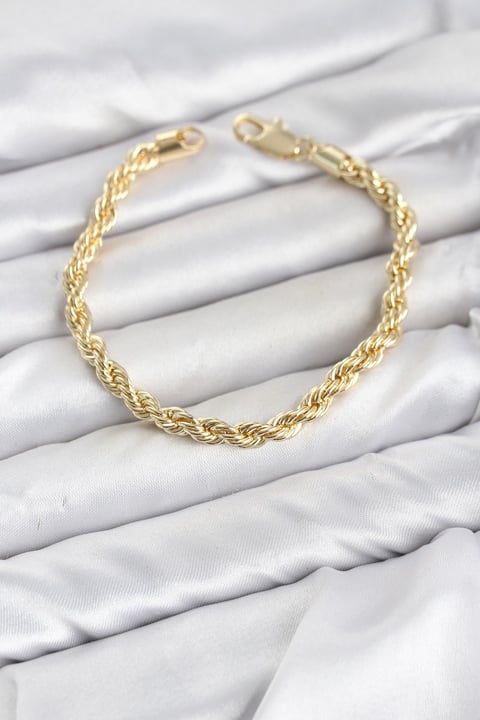 CM Burgu Model Gold Renk Pirinç Kadın Bileklik