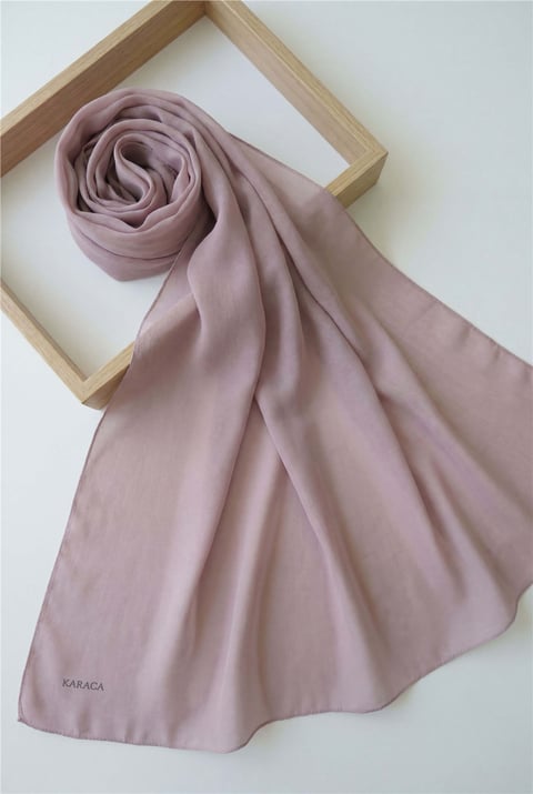 Düz Coton Şal -Açık Lila-Şal-201-10108-R53