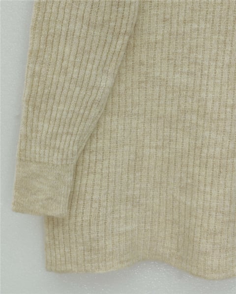 Fitilli Uzun Triko Kazak -Bej-Kazak-295-1320-R56