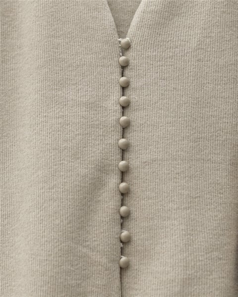 Krop Ceketli Selanik Elbise Takım  -Bej-Elbise-253-12977-R56
