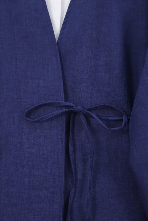 Önden Bağlamalı Pantolonlu Kimono Takım -Laci-Takım-223-3000-R03