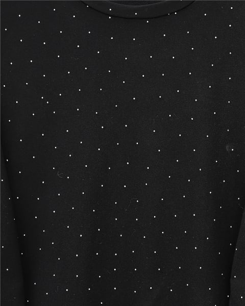 Serpme Taş Detaylı Pantolonlu Oysho Takım -Siyah-Takım-253-13075-R01