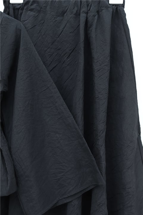Tek Düğmeli Kuşaklı Etekliİkili Takım -Siyah-Takım-223-3088-R01