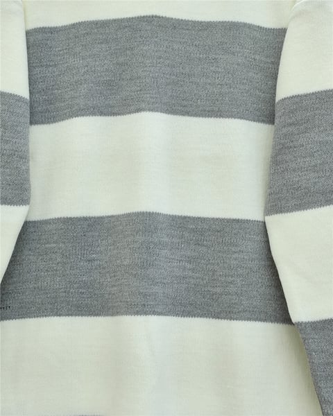 V Yaka Pantolonlu Triko Takım -Gri-Takım-384-5010-R11