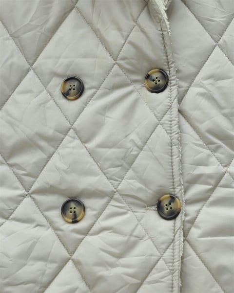 Yakası Kürklü Beli Kemerli Düğmeli Astarlı Kapitone Mont -Taş-Mont-414-4905-R43