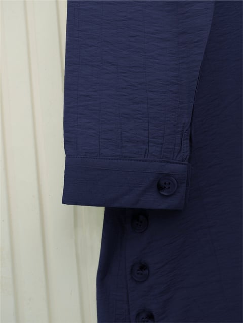 Yanları Düğme Detaylı Hakim Yaka Tunik       -Laci-Tunik-186-466-R03