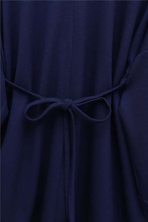 Yırtmaçlı Beli Bağcıklı Kolu Katlamalı Pantolonlu Oyşo Takım -Laci-Takım-436-10061-R03