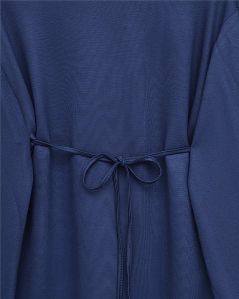Yuvarlak Yaka Beli Bağlamalı Penye Tunik -Laci-Tunik-253-13071-R03