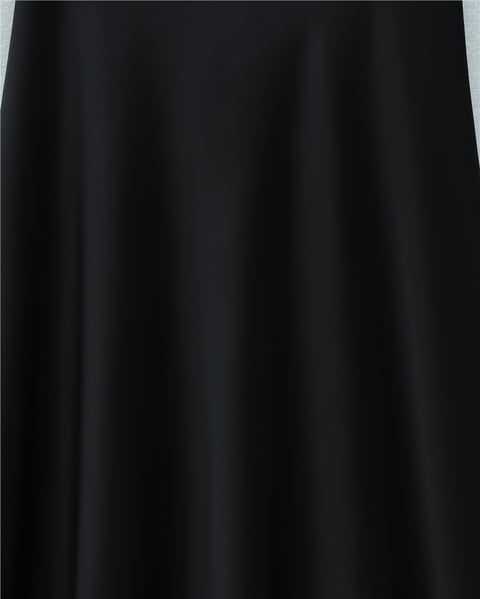 Zra Düz Saten Etek -Siyah-Etek-429-0018-R01