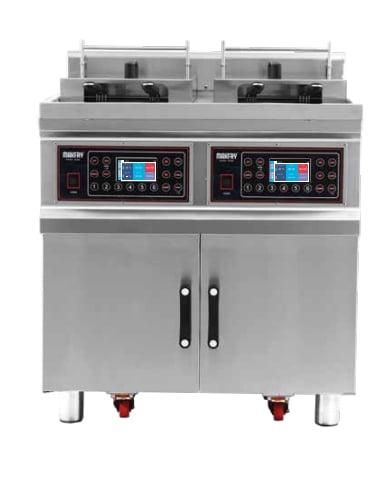 FRITEUSE OUVERTE À GAZ DOUBLE MAKFRY FG300D