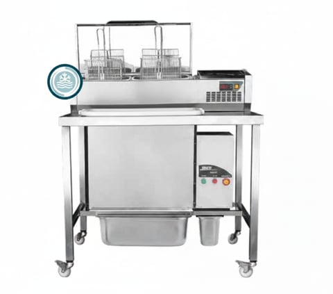 TABLE  A PANER  AVEC REFROIDISSEUR MAKFRY PAN202-C