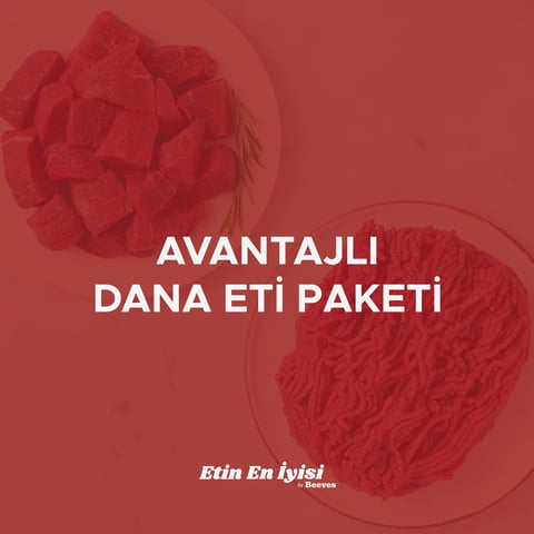 Avantajlı Dana Eti Paketi