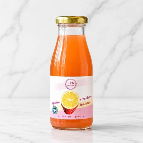 Organik Çilekli Limonata