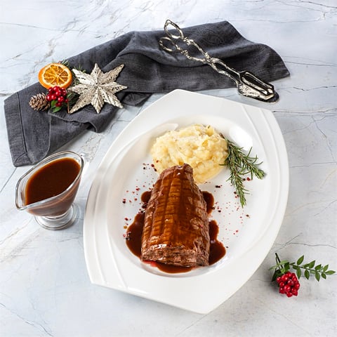 Şatobiryan/ Trüflü Patates Püreli-Demi Glace Soslu