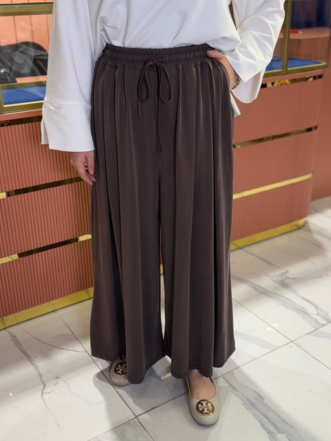 Bol Paça Oysh Pantolon Kahve