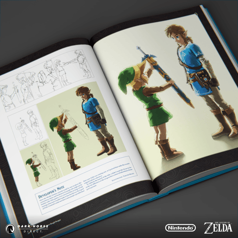 Dark Horse The Legend of Zelda Breath of the Wild Creating a Champion Hero's Edition