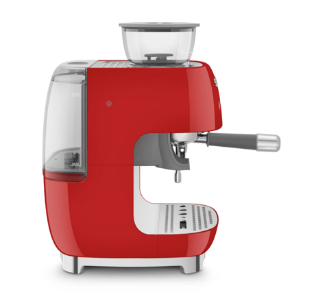 Smeg Kırmızı Öğütücülü Espresso Kahve Makinesi EGF03PBEU