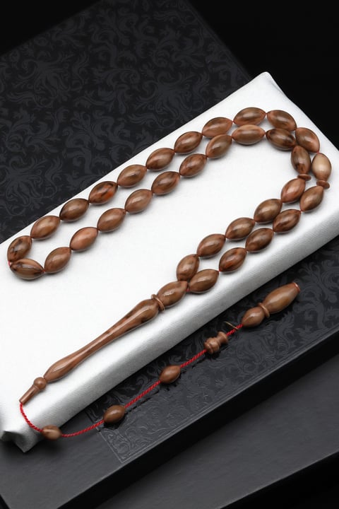 Adem Engin Katalin Tesbih 8 x 14 mm Arpa Kesim - T-1804
