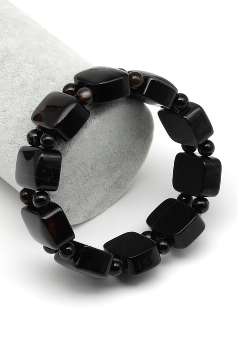Akik Doğal Taş Bileklik 15 x 20 mm Özel Kesim - BLK-2291