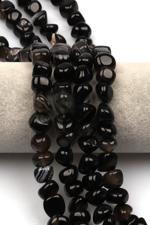 Akik Doğal Taş Dizi 10 x 13 mm Şekilsiz Kesim - DZ-1334