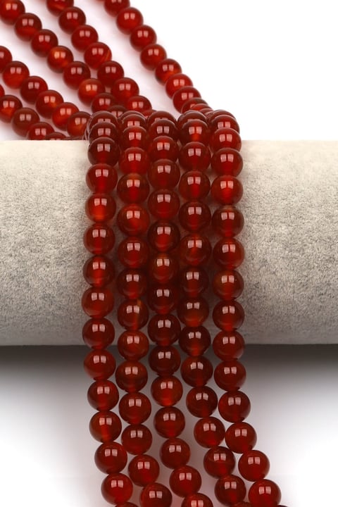 Akik Doğal Taş Dizi 8 mm Küre Kesim - DZ-0931