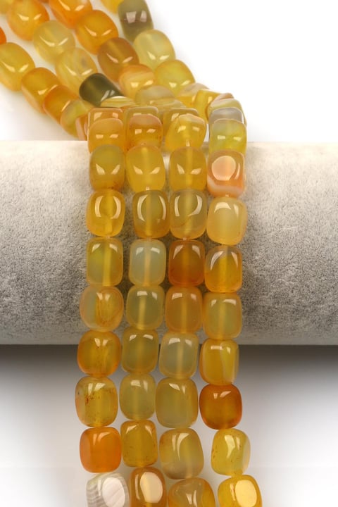 Akik Doğaltaş Dizi 9 x 12 mm Özel Kesim