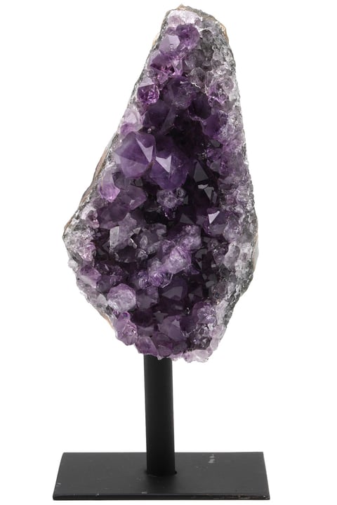 Ametist Doğal Taş Standlı Ham Parça - 472 Gr.