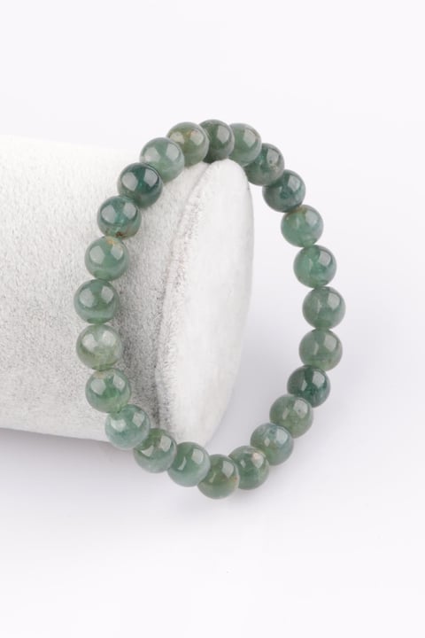 Apatit ( AA Kalite ) Doğal Taş Bileklik 8 mm Küre Kesim