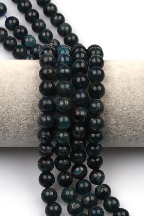 Apatit Doğal Taş Dizi 10 mm Küre Kesim