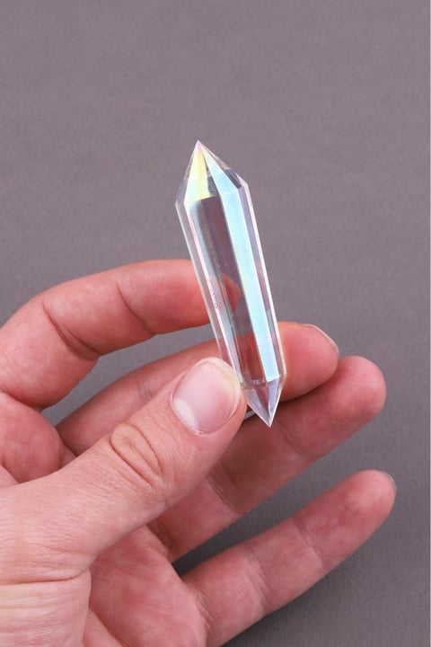 Aura Vogel Kristal 6 cm x 12 Facet