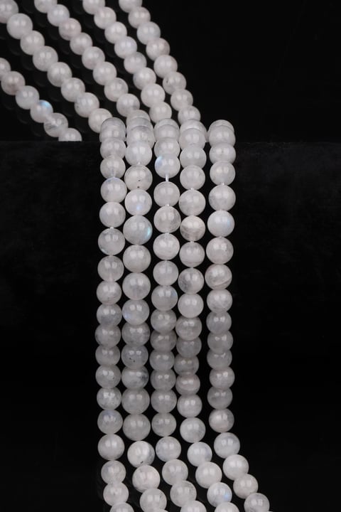 Ay Taşı ( AB Kalite ) Doğal Taş Dizi 6 mm Küre Kesim