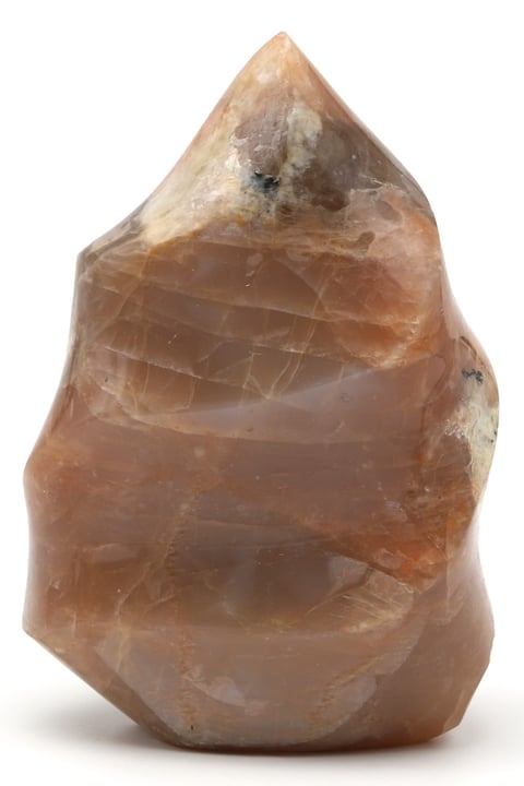 Ay Taşı Doğal Taş Spiral Parça - 229 Gr.